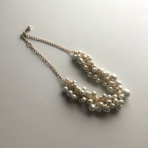 Gold Pearl Necklace